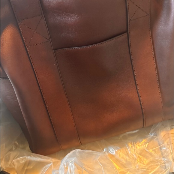 The Carryall - Bourbon Leather Tote Bag from Tecovas - Picture 5 of 6